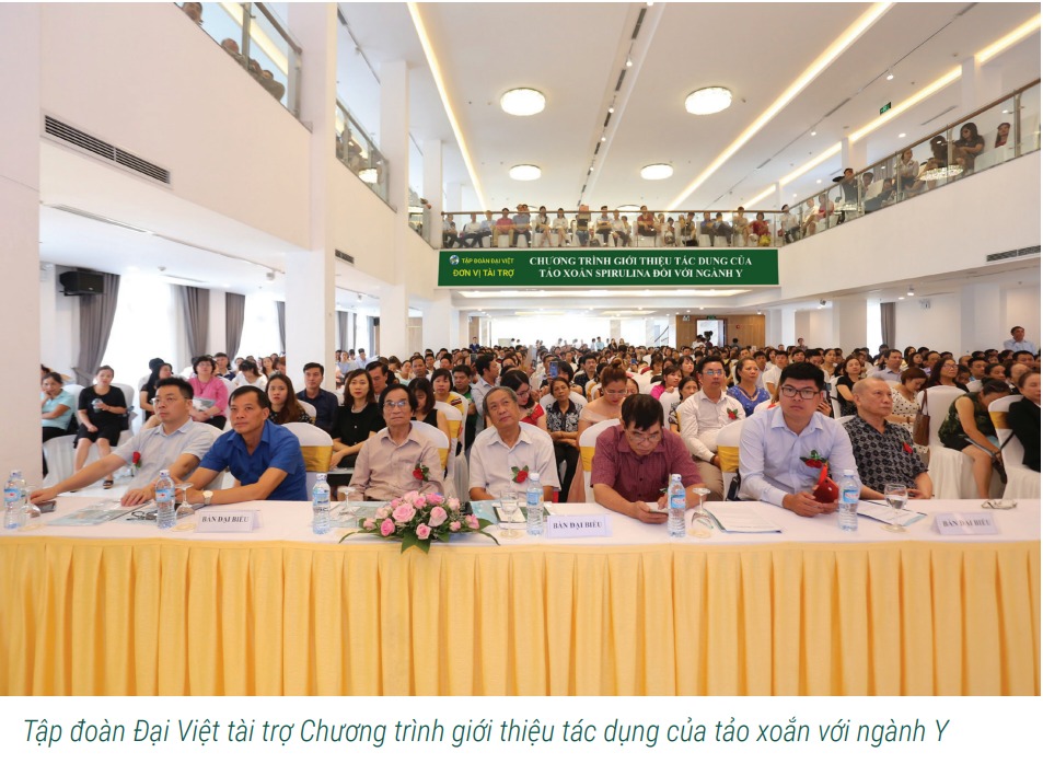 Tập đoàn đại việt với sản phẩm tảo xoắn đồng tài trợ các chương trình